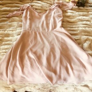 Lucy Love Pink Dress off shoulder and straps